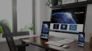 Webdesign am Computer